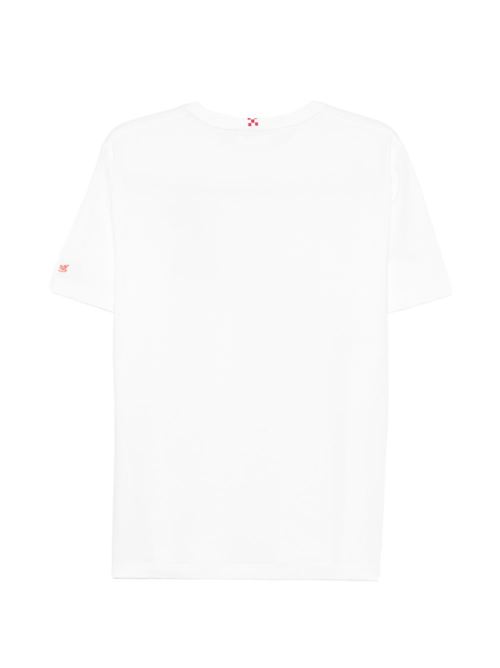 T-shirt uomo MC2 Saint Barth Portofino bianca con stampa MC2 SAINT BARTH | PORTOFINO07996L